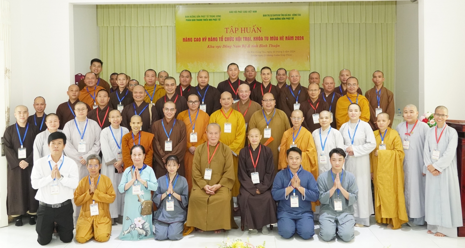 Bà Rịa Vũng Tàu: Phân ban Thanh Thiếu Nhi Phật tử Trung ương GHPGVN tổ chức Tập huấn nâng cao kỹ năng tổ chức hội trại, khóa tu mùa hè năm 2024